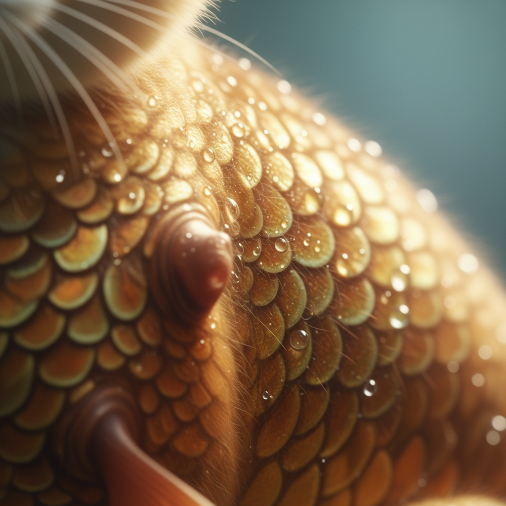 Illustration of Auricat's unique traits