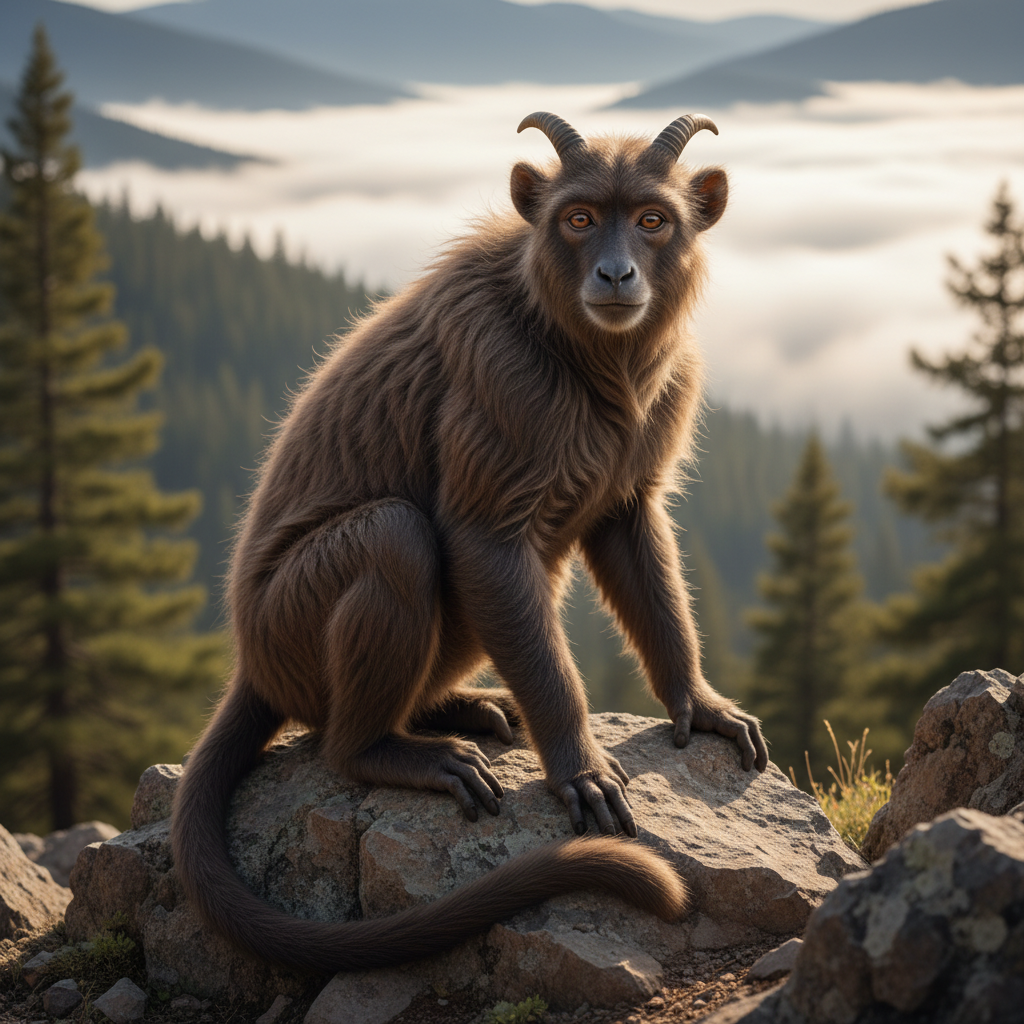 Ramkey - monkey and goat hybrid
