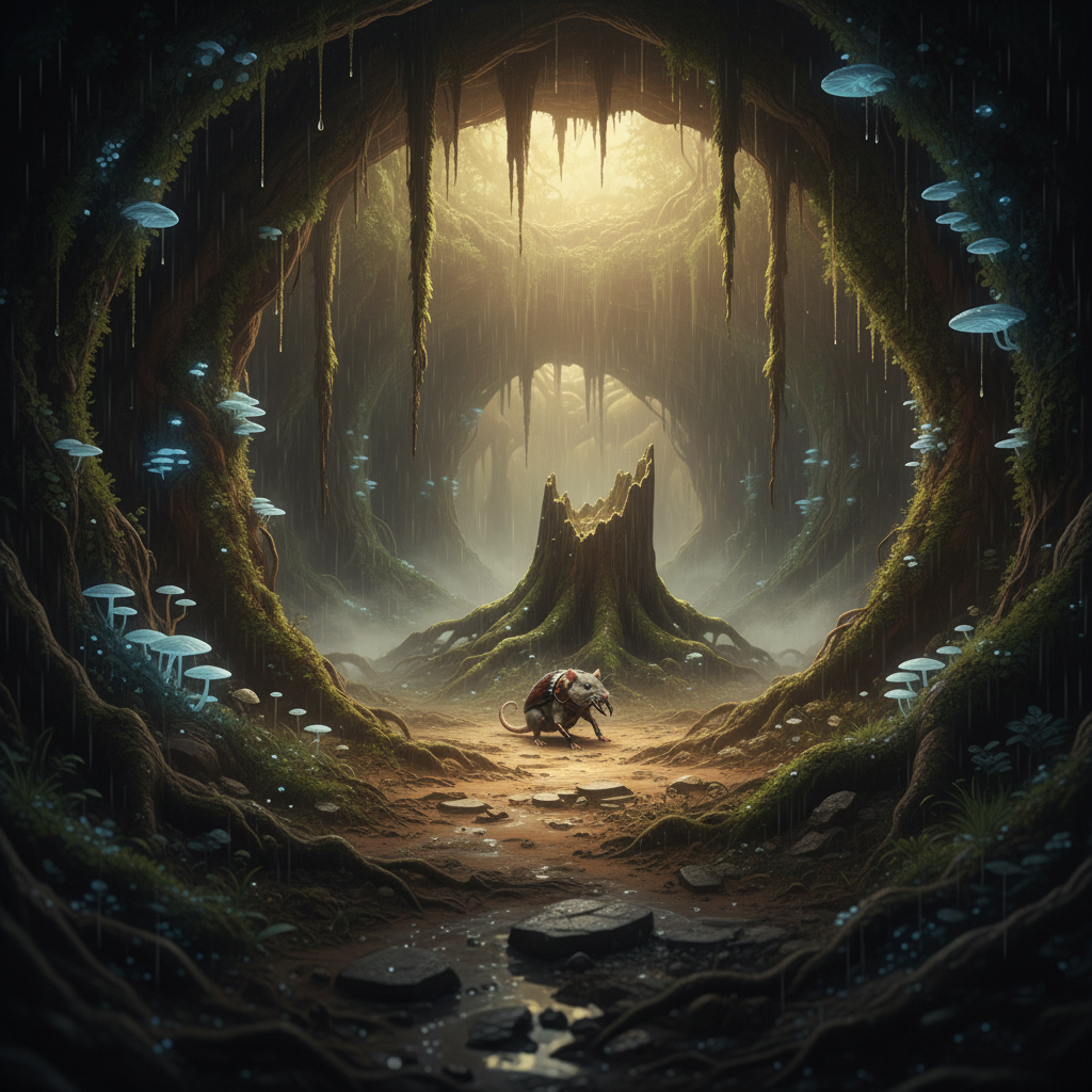 Scarabat in its natural habitat - Subterranean tunnels, damp forests, urban sewers, abandoned cellars