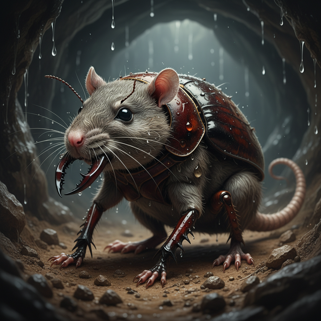 Scarabat - rat and beetle hybrid
