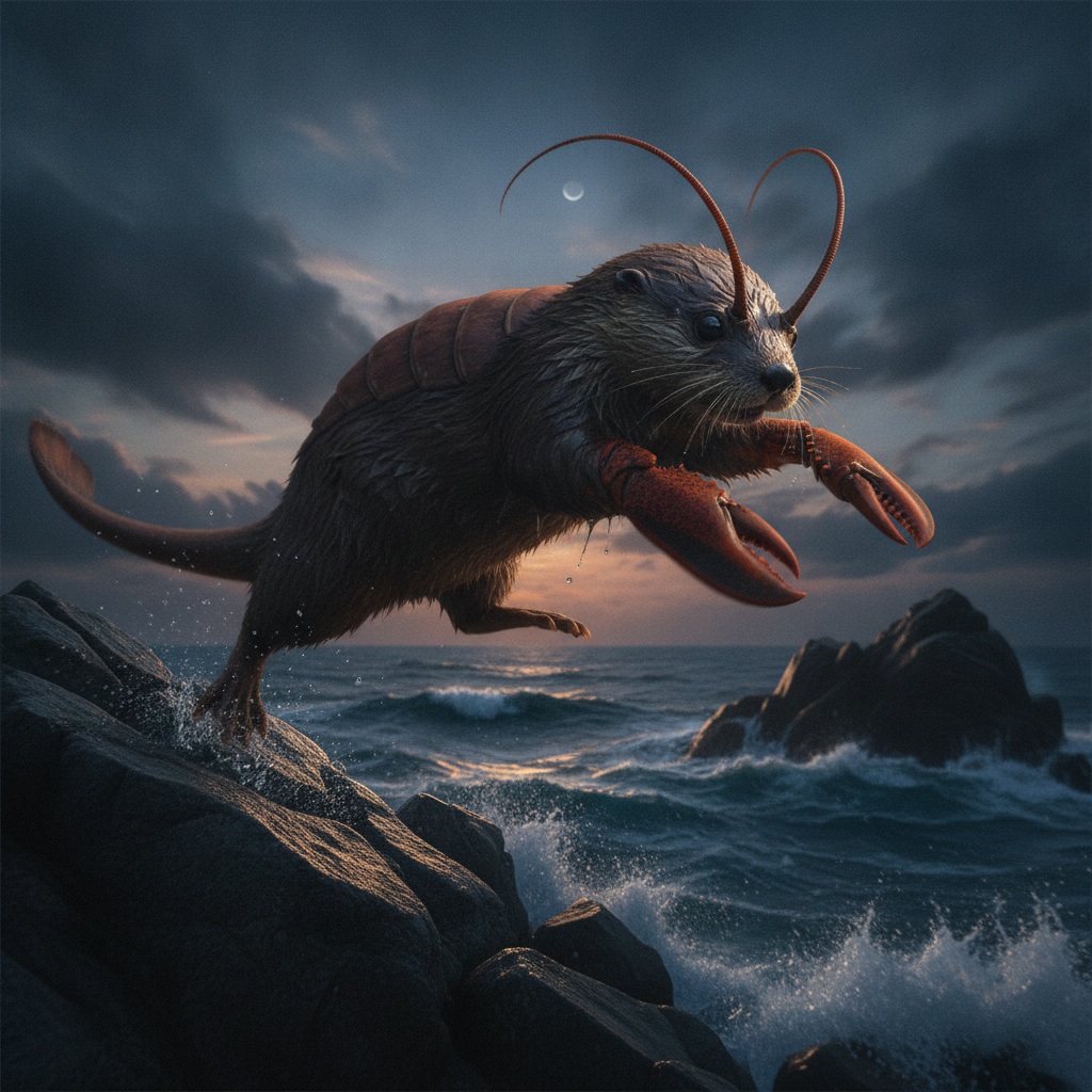 Lobstrotter displaying characteristic behavior