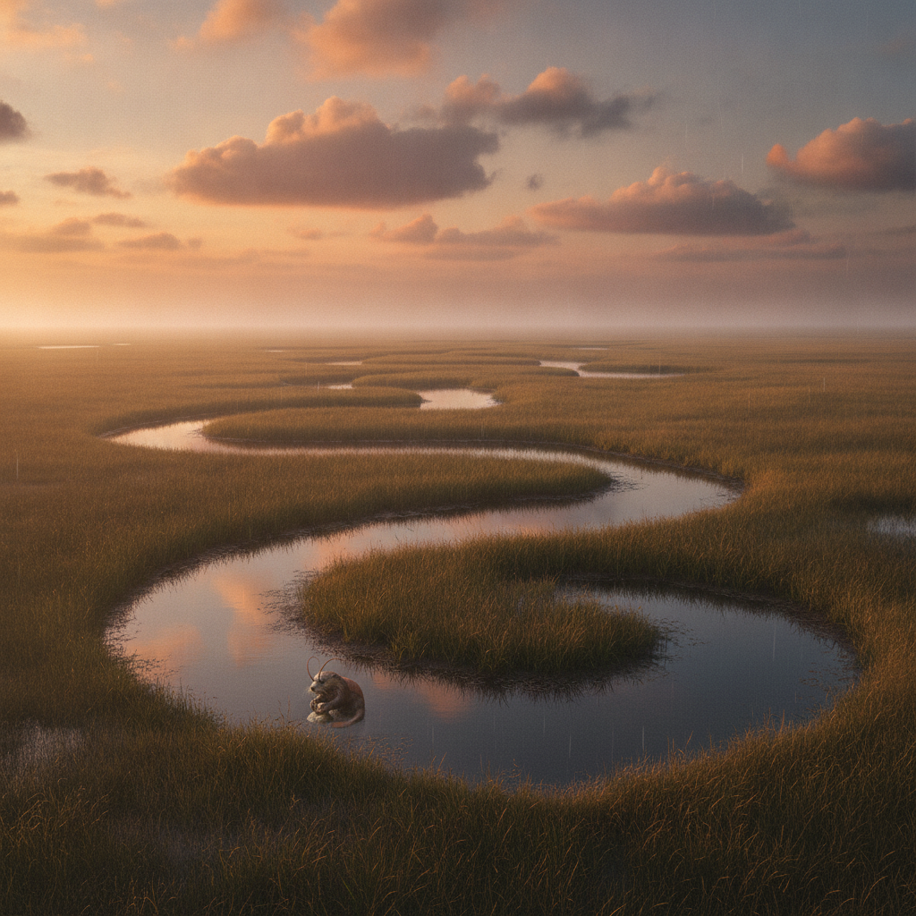 Lobstrotter in its natural habitat - Coastal Saltmarshes and Brackish Estuaries