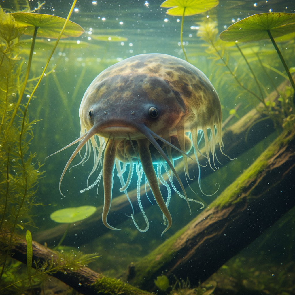 Jellywhisk - catfish and jellyfish hybrid