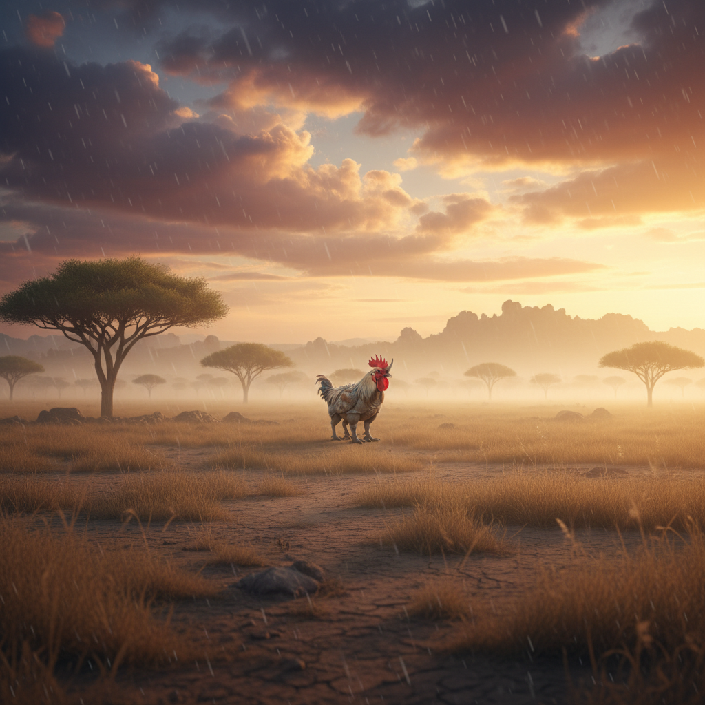 Rhinocock in its natural habitat - Savannas and Open Woodlands