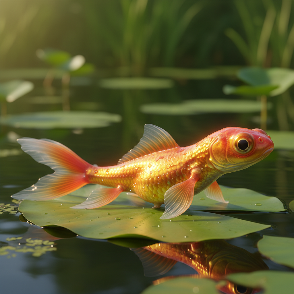 Gildskink - lizard and goldfish hybrid