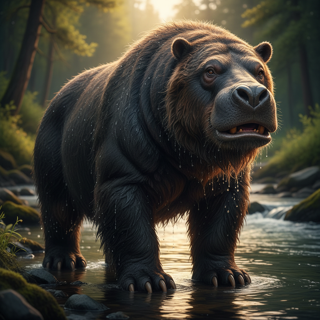 Behemothbear - hippo and bear hybrid