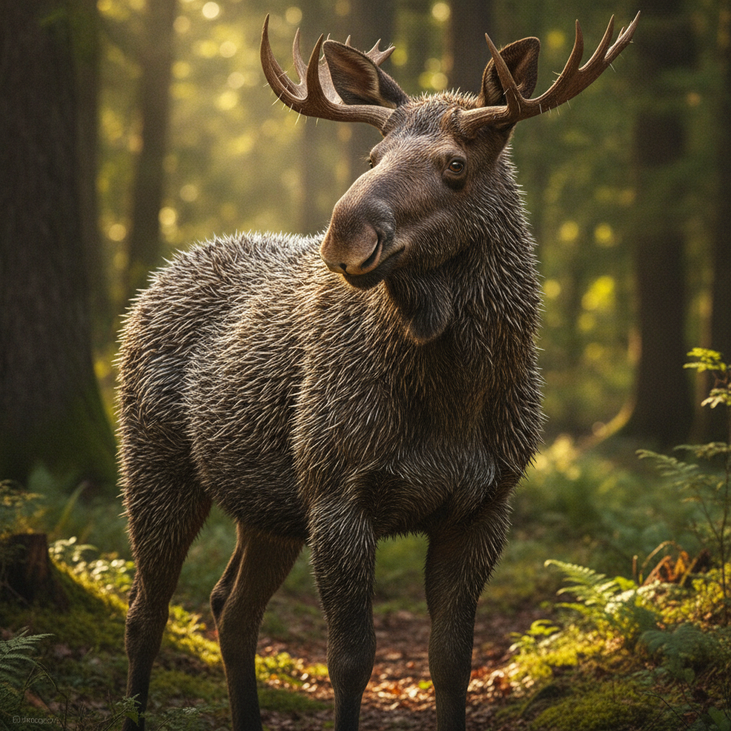 Spindlemoose - hedgehog and moose hybrid