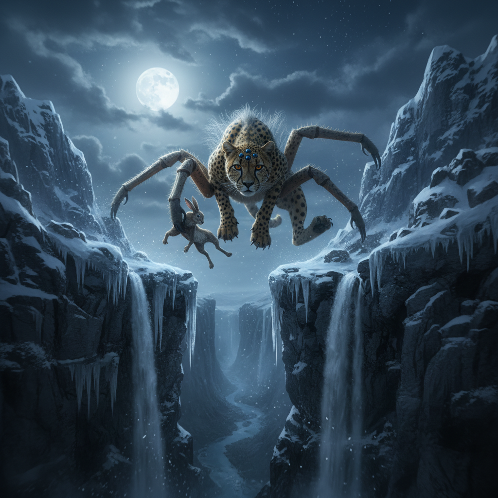 Cheetarah displaying characteristic behavior