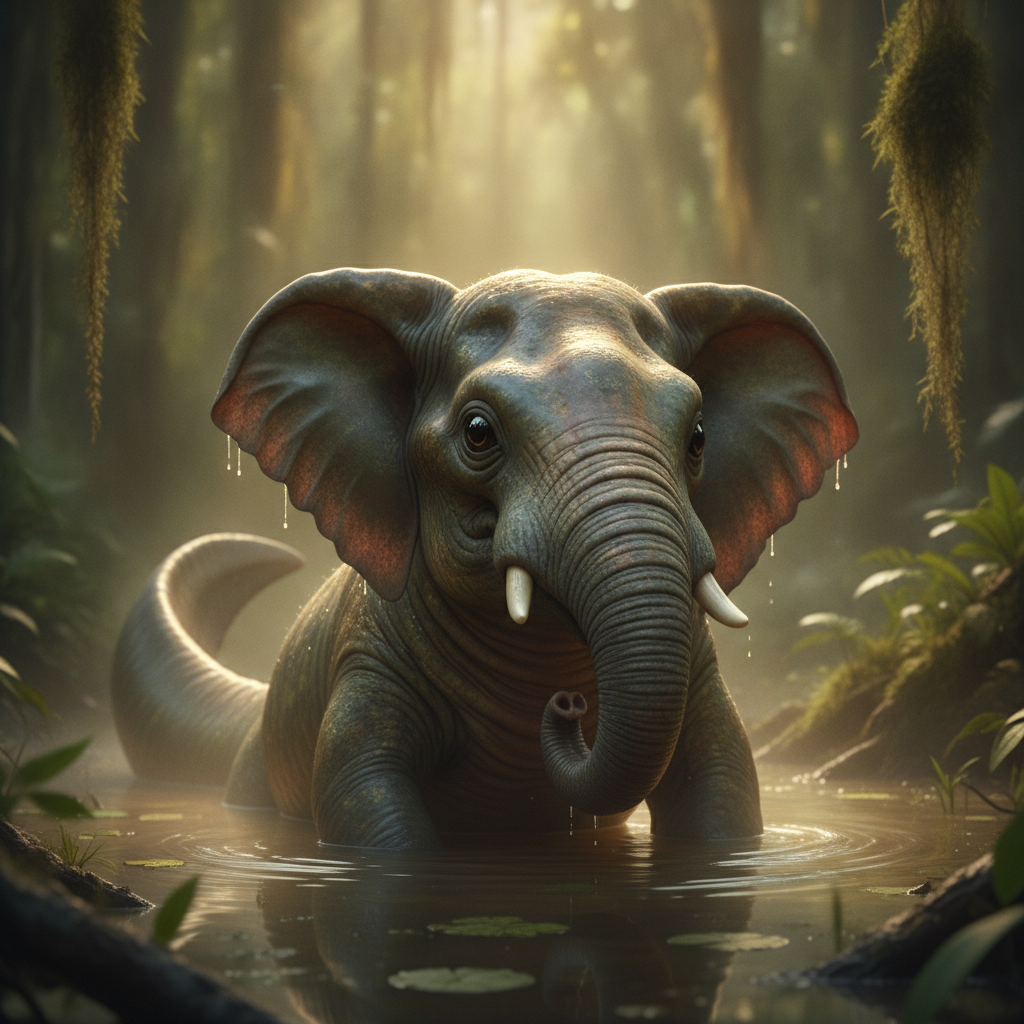 Proboscalamus - elephant and salamander hybrid