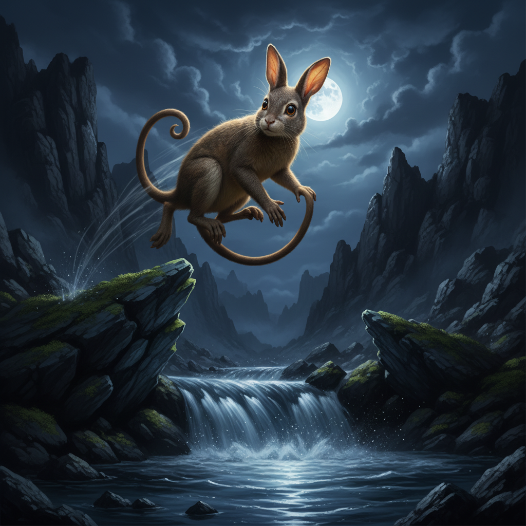 Bunkey displaying characteristic behavior
