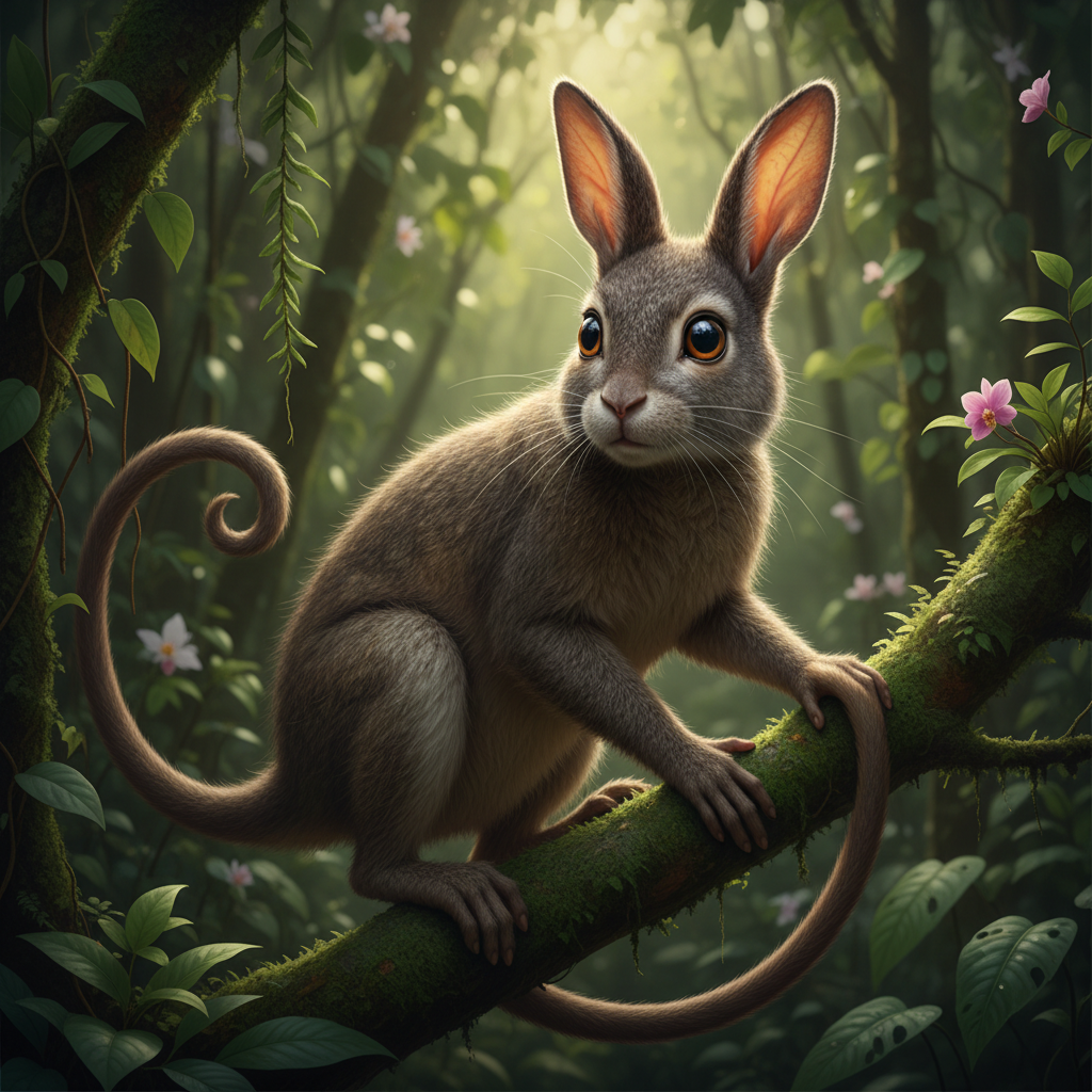 Bunkey - rabbit and monkey hybrid