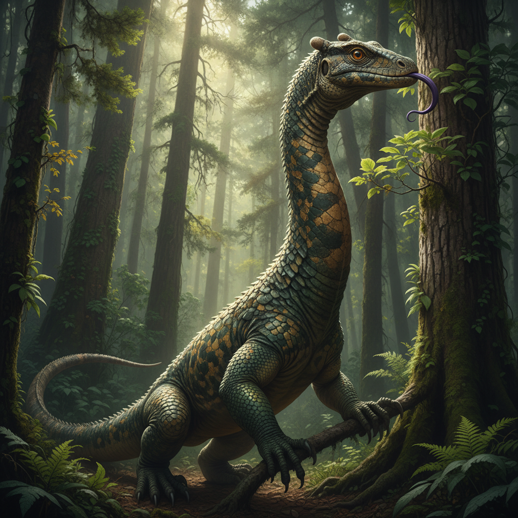 Giraffizard - lizard and giraffe hybrid