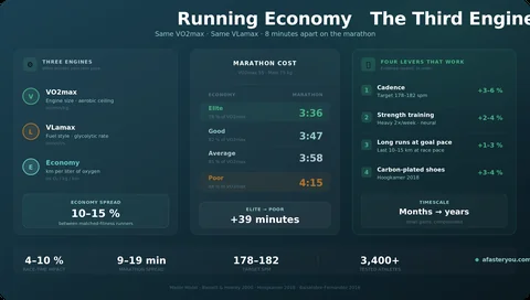 Economia de corrida: o terceiro motor por trás de qualquer maratona rápida