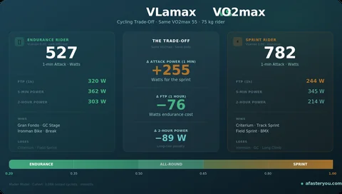 VLamax vs VO2max: o segundo número por trás de cada corrida