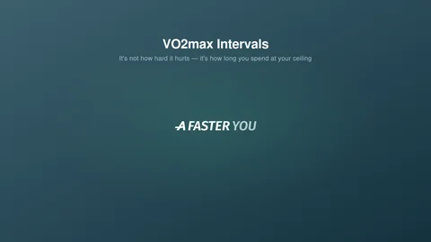 Intervalli VO2max: perché il tempo al VO2max supera il dolore (2026)