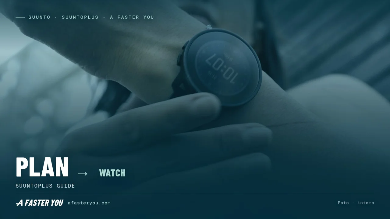 Synchronisiere deinen KI-Trainingsplan mit deiner Suunto-Uhr