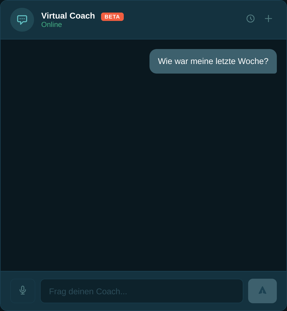 Wochenrückblick im Virtuellen Coach
