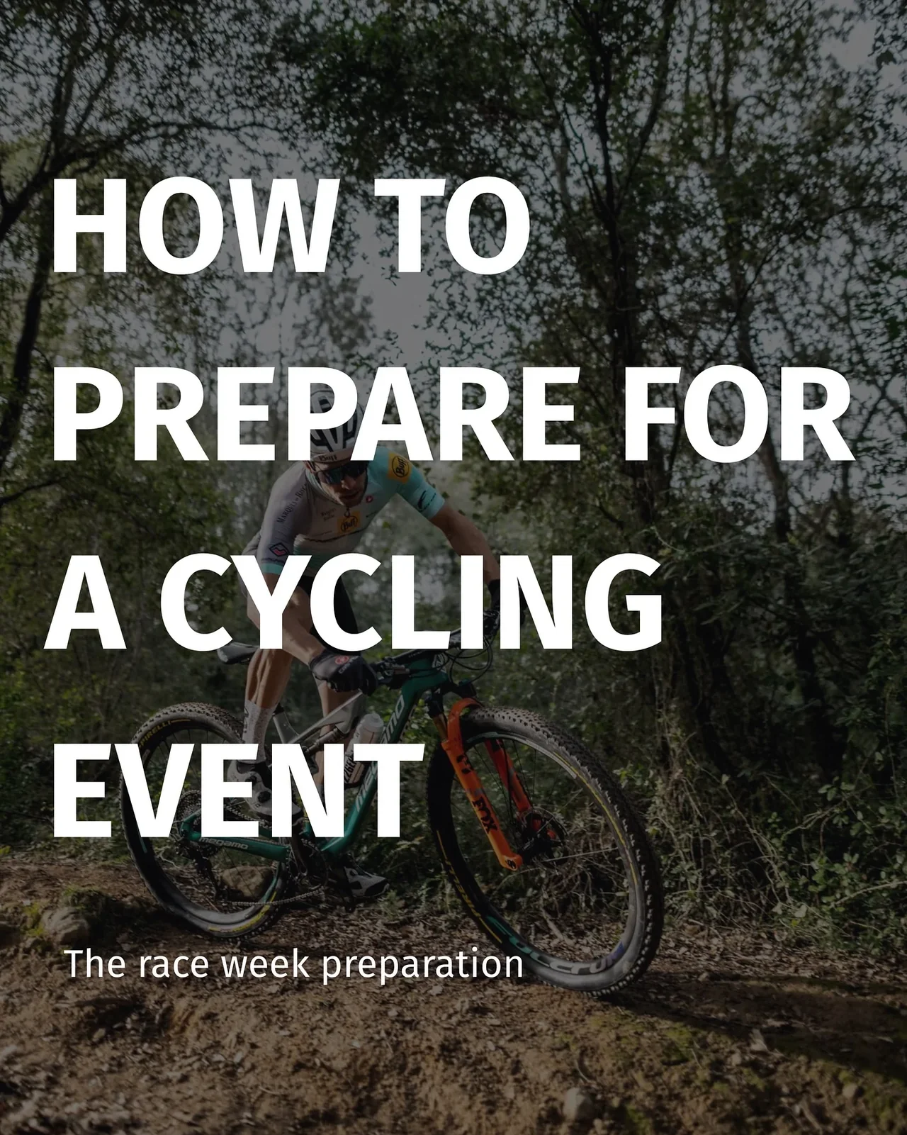 La semaine de la course, c’est dans les petits détails qui font toute la différence.