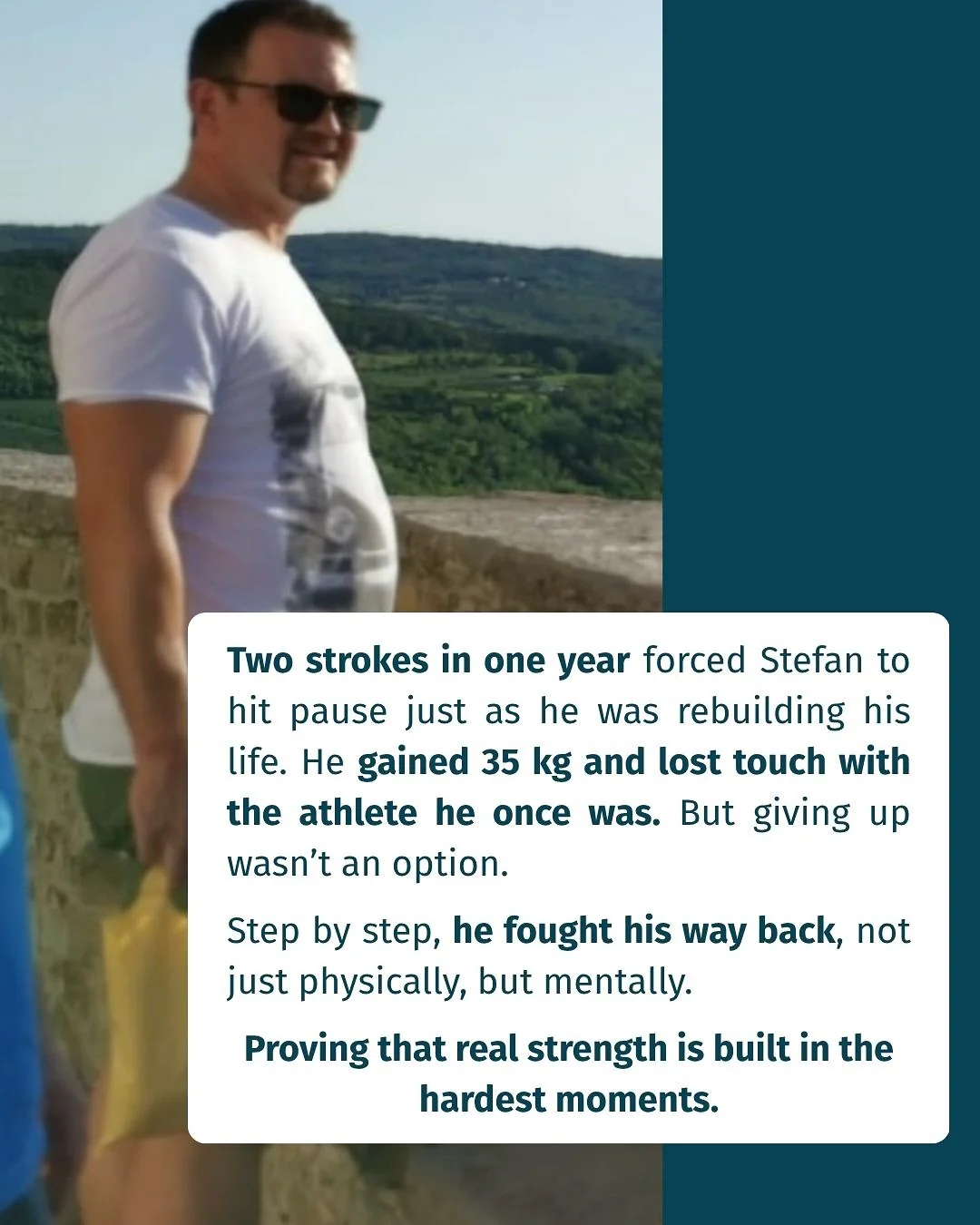 De dos golpes y 35 kg más a estar firme como líder del equipo, corredor y dueño del negocio,... - Image 3