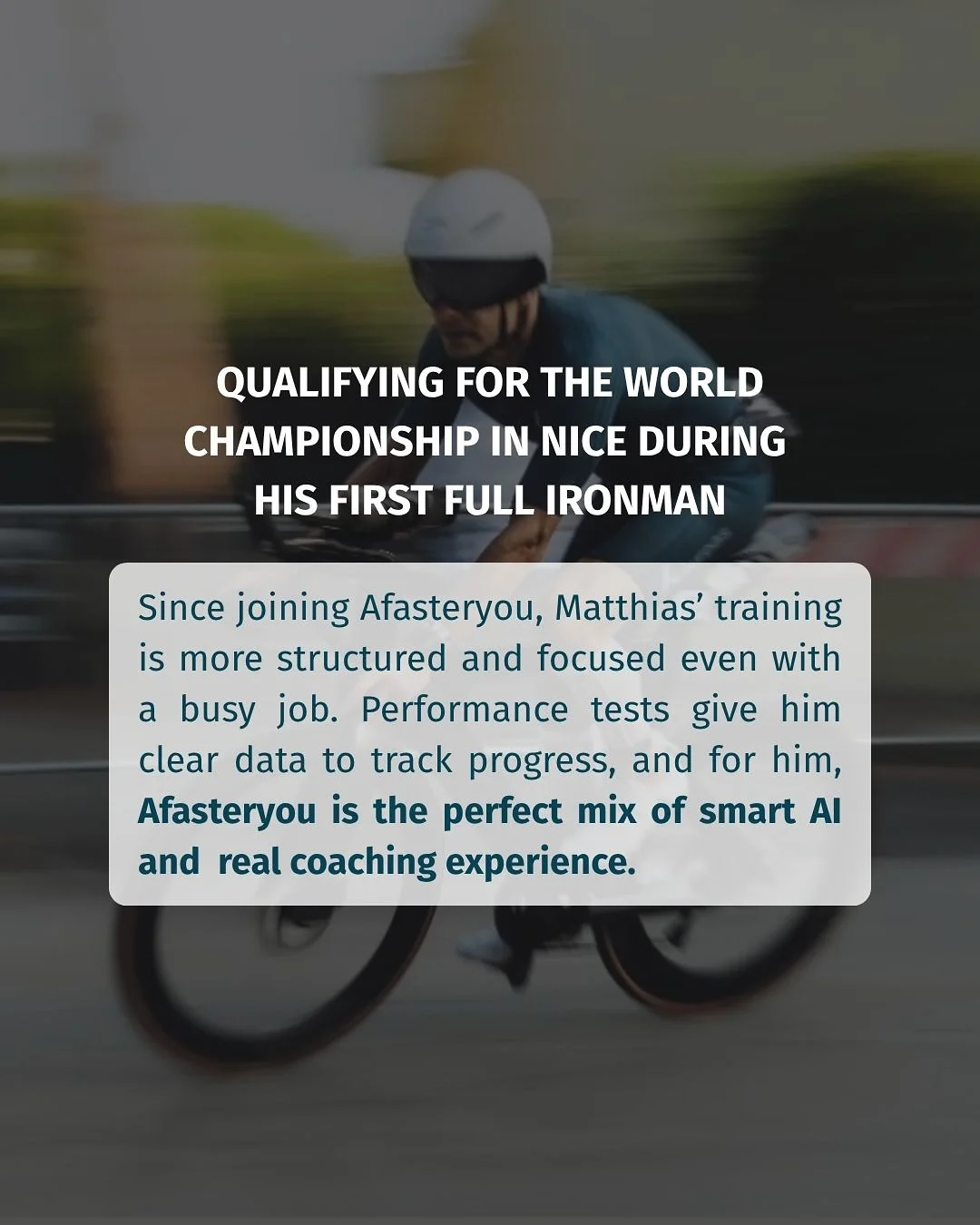 We’re proud to have Matthias in the Afasteryou community. 🙌 - Image 3