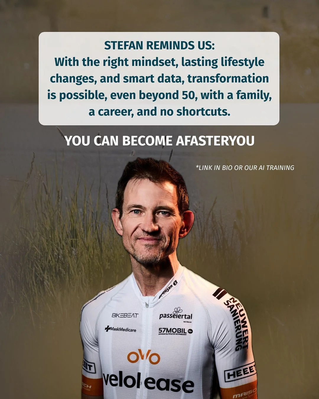 De dos golpes y 35 kg más a estar firme como líder del equipo, corredor y dueño del negocio,... - Image 7