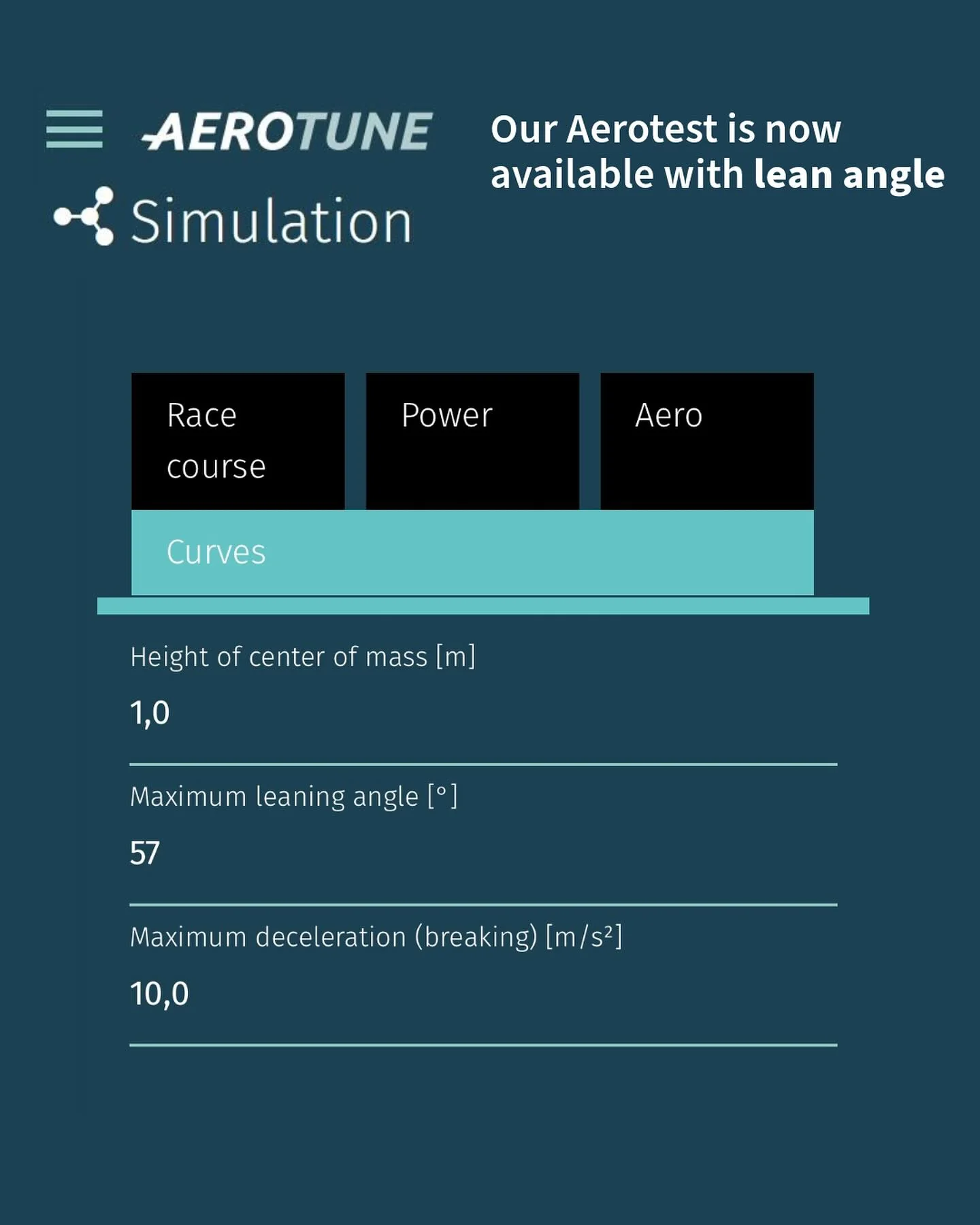 🌬️ Exciting Aerotune news‼️Our new curve technique in simulations now lets us work on the lean an... - Image 3