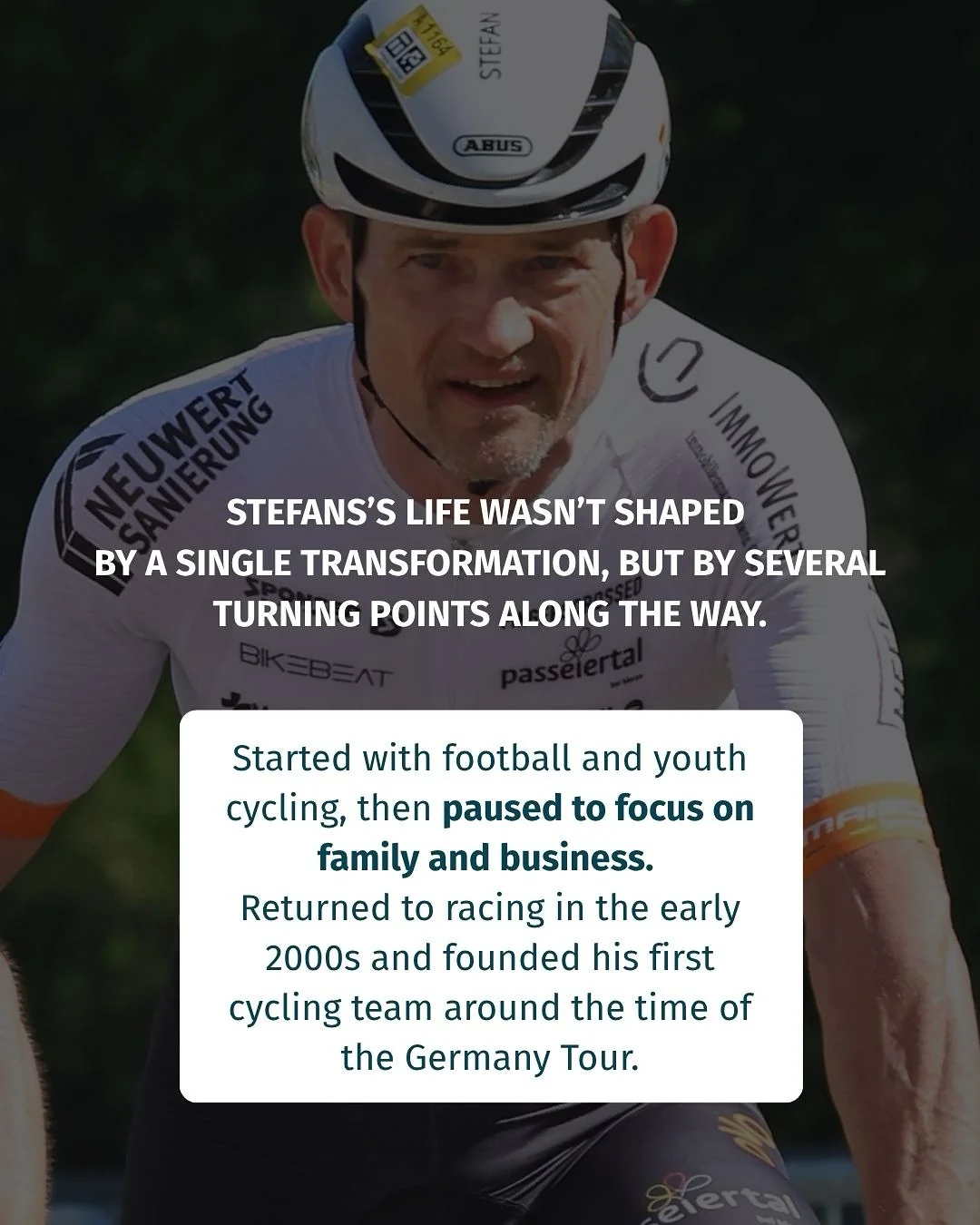 De dos golpes y 35 kg más a estar firme como líder del equipo, corredor y dueño del negocio,... - Image 2