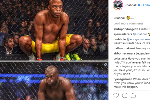 Agora vai? Uriah Hall insinua luta contra Anderson Silva