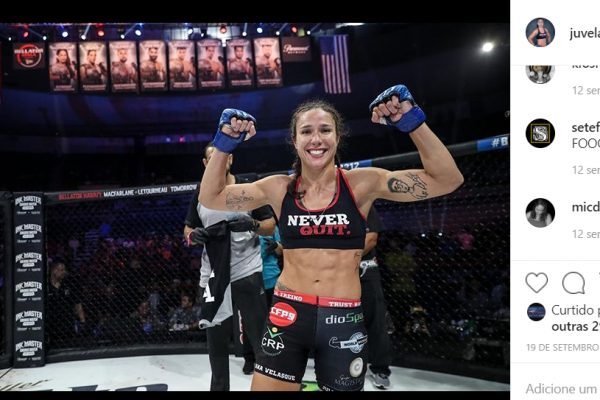 De olho no cinturão do Bellator, Juliana Velasquez analisa campeã: “Sou mais completa”