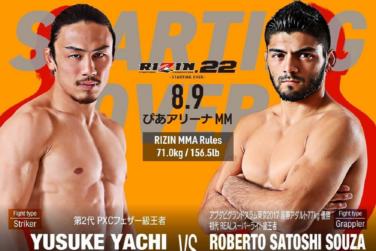 Roberto Satoshi nocauteia rival em volta do Rizin FC após pausa devido à pandemia