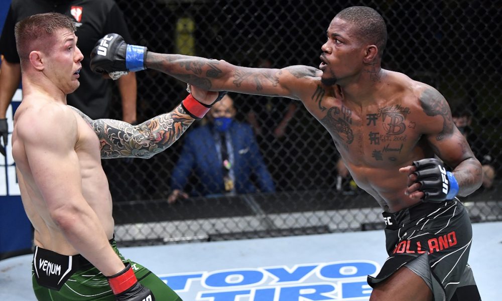 Kevin Holland promete treinar com Daniel Cormier para evoluir na luta agarrada