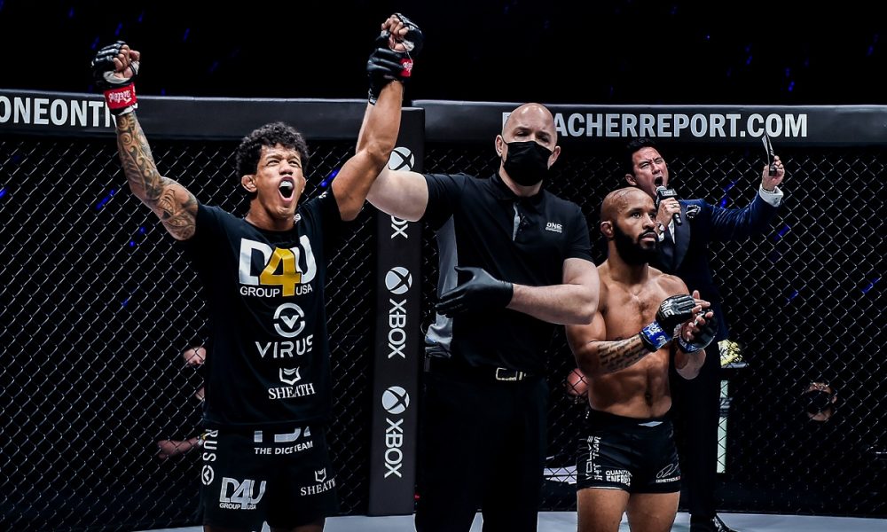 Trilogia entre Demetrious Johnson e Adriano Moraes lidera 1º card do ONE nos EUA