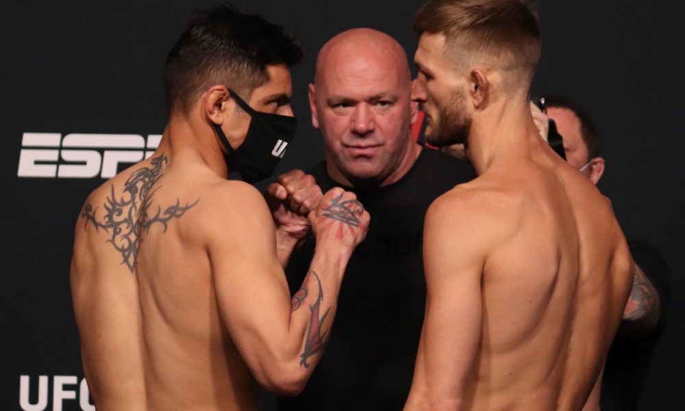 Americano cancela luta no UFC Vegas 25 após rival estourar o peso na balança
