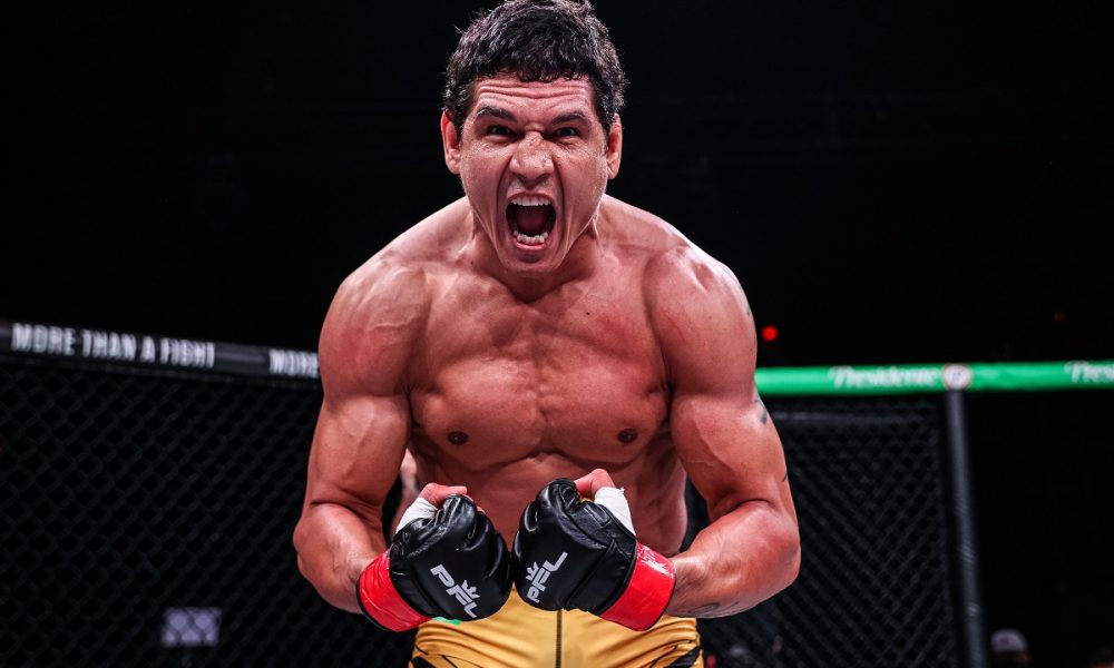 Cezar ‘Mutante’ comemora estreia perfeita no PFL com vitória ‘estilo Vitor Belfort’