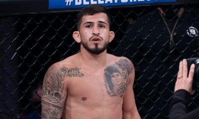 Serio Pettis em ação no Bellator.