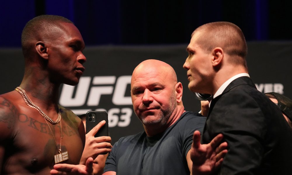 Adesanya e Vettori protagonizam ‘barraco’ em coletiva de imprensa do UFC 263