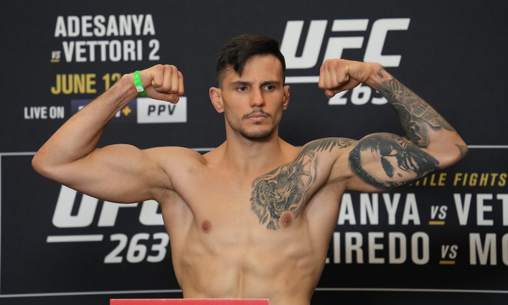 Luigi Vendramini afirma que sua maior arma no UFC 263 é a “arrogância” do rival