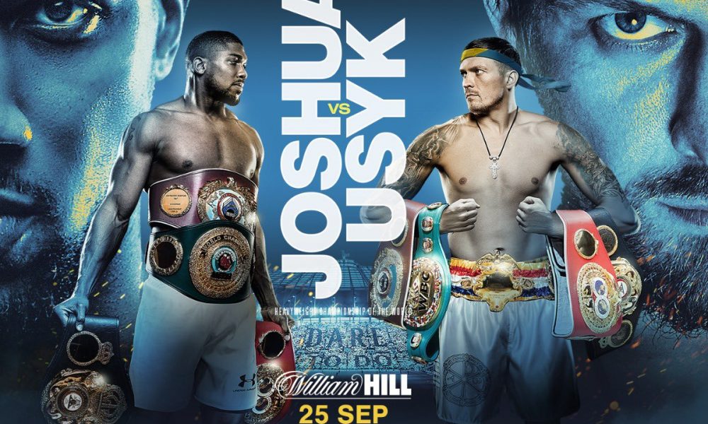 Anthony Joshua coloca títulos mundiais de boxe em jogo em setembro