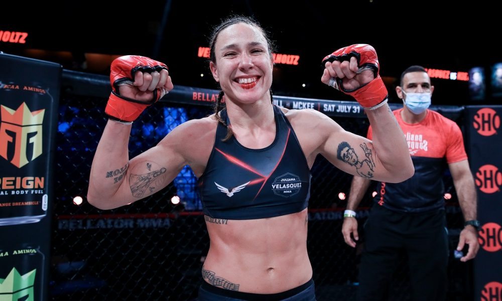 Ex-campeã do Bellator, Juliana Velasquez enfrenta compatriota em novembro