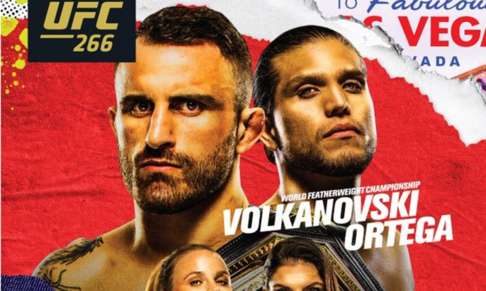 Disputas de título e volta de Nick Diaz ganham destaque em pôster do UFC 266; veja