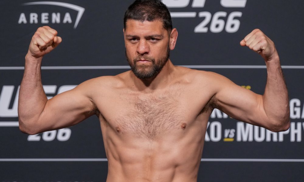 Sem surpresa! Nick Diaz vence balança e lidera pesagem tranquila do UFC 266