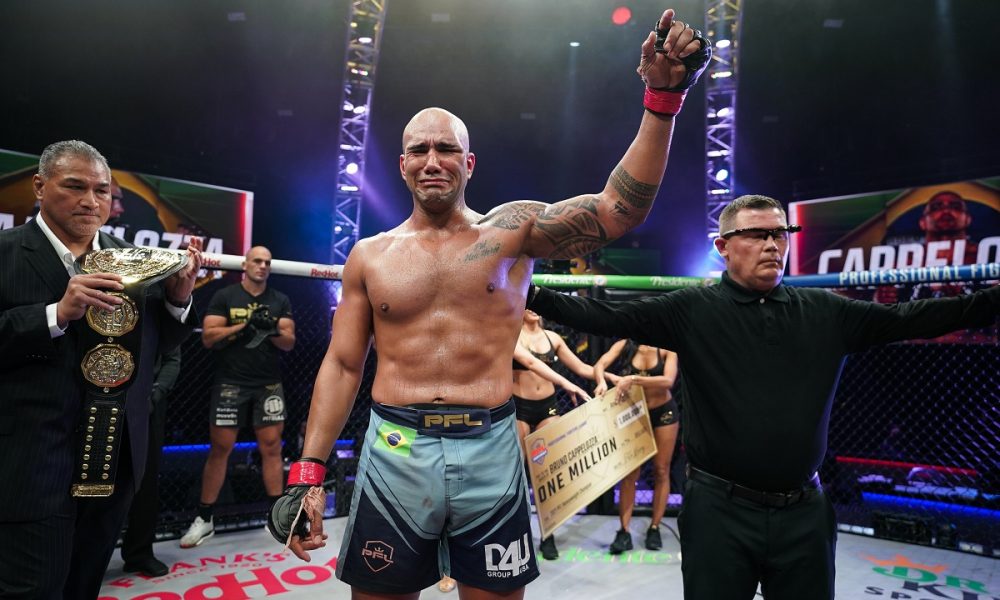 Campeão do peso-pesado do PFL, Bruno Cappelozza desabafa após perda do pai