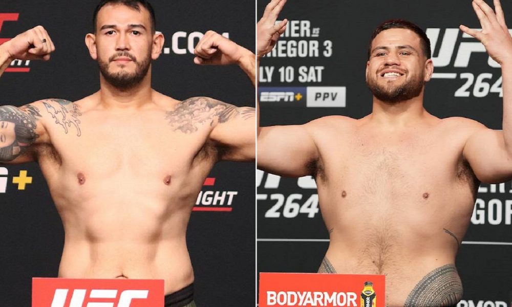 Duelo entre Augusto Sakai e Tai Tuivasa é remarcado para o UFC 269 em dezembro