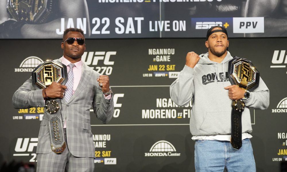 Francis Ngannou defende cinturão em meio à batalha salarial com o UFC