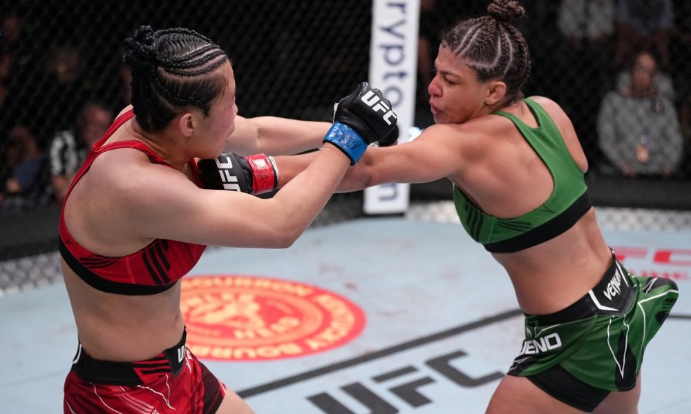 Mayra ‘Sheetara’ estreia com o pé direito nos galos e vence no UFC Vegas 51