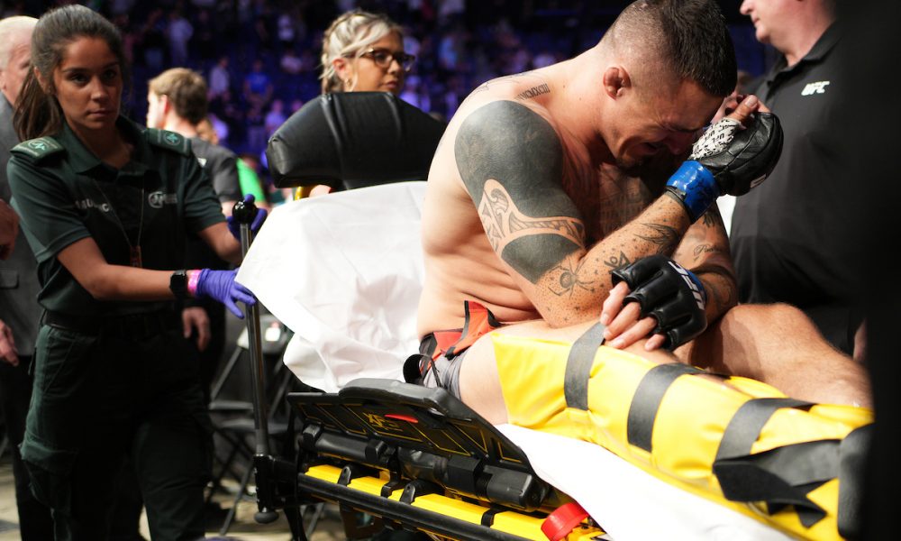Anticlímax! Aspinall se lesiona e luta principal do UFC Londres termina em 16 segundos