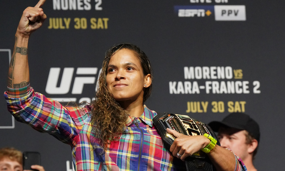 Após mudar de academia, Amanda mostra confiança antes do UFC 277: “Vou sair com meu cinturão”