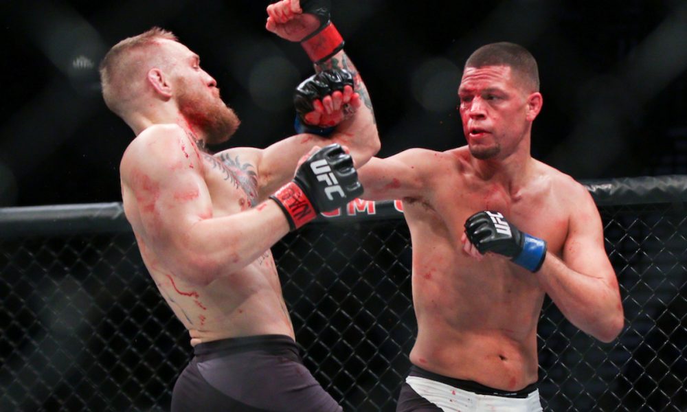 McGregor desafia Nate Diaz para duelo de tapas na cara; americano responde