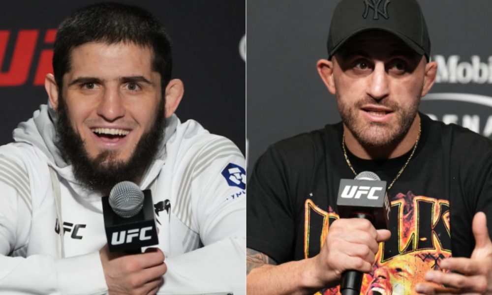 UFC oficializa superluta entre campeões Makhachev e Volkanovski em fevereiro