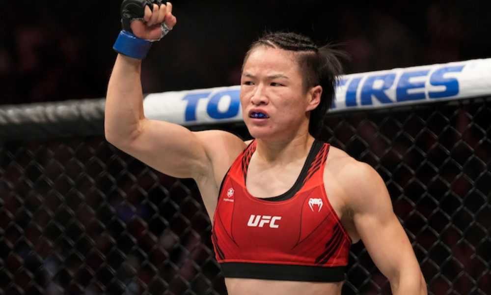 Zhang Weili finaliza Carla Esparza e é campeã dos palhas do UFC pela segunda vez